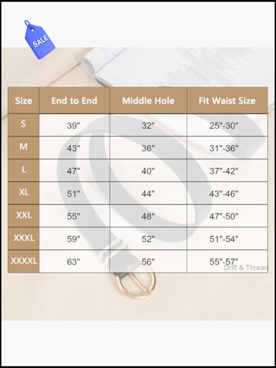 2 Pack Faux Leather Belts for Women Gold Buckle Classic main image 7